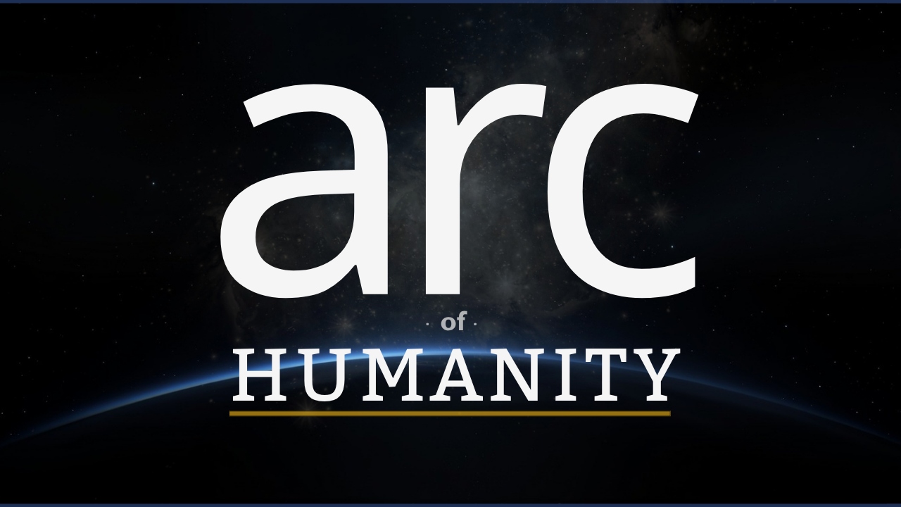 The arc of HUMANITY book cover: 52 weeks to clarity, agency, and scale.